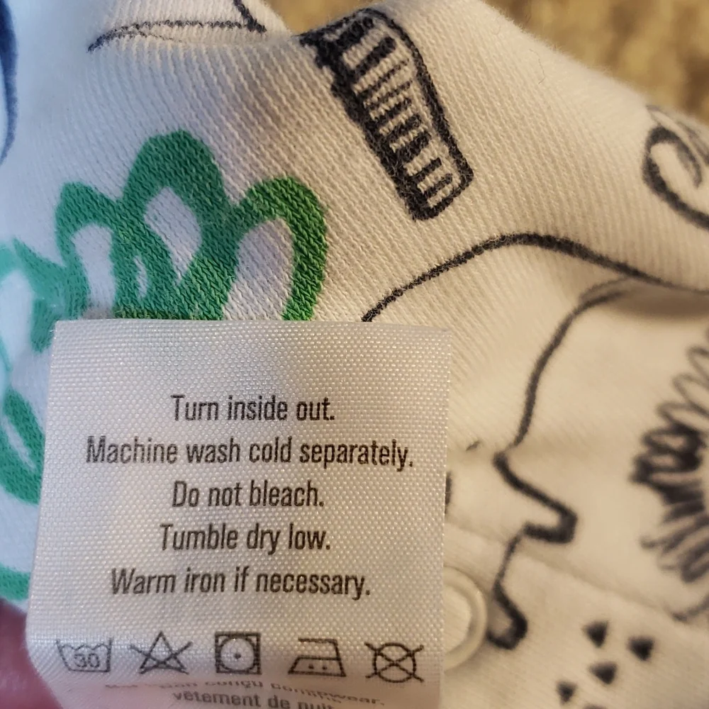 Gymboree NWOT Newborn Essentials Jungle Animals One Piece Romper Sz 3-6M